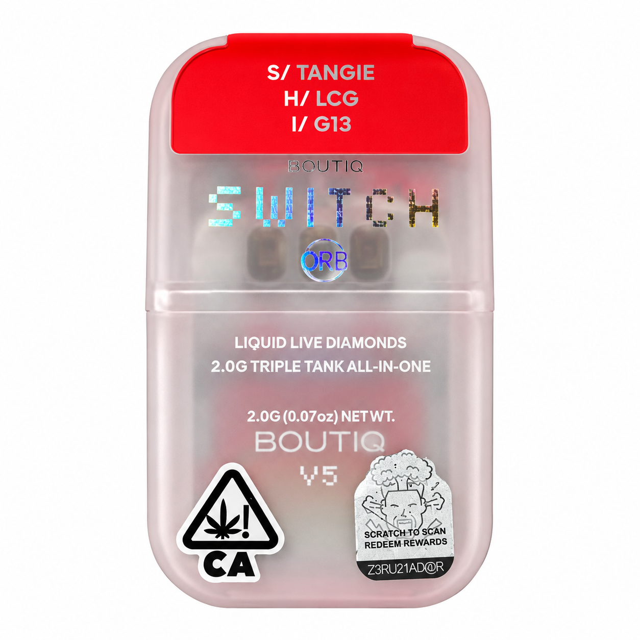 Boutique Switch V5 – TANGIE (S) – lCG (H) – G13(I) – 2G Disposable U.S.