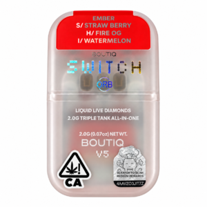 Boutique Switch V5 – STRAW BERRY (S) – FIRE OG (H) – WATERMELON(I) – 2G Disposable U.S.